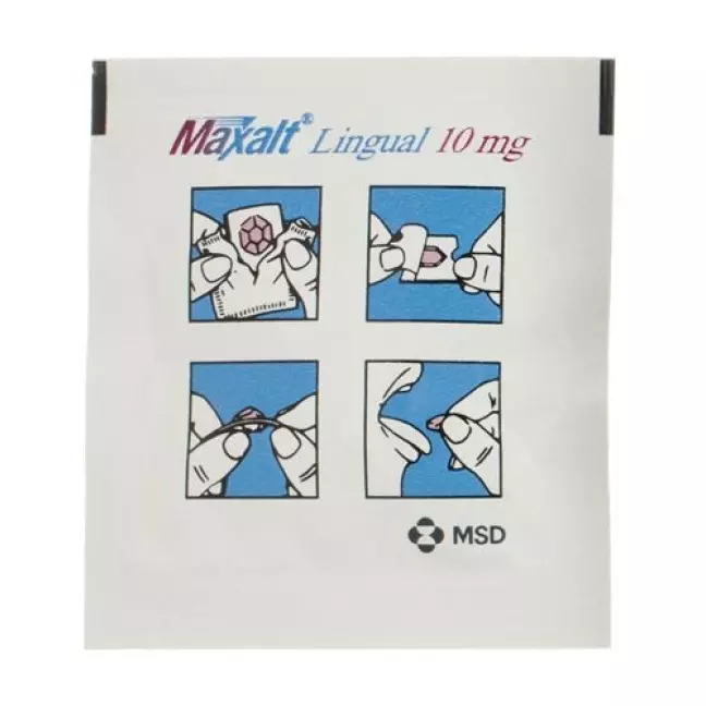 Мaxalt Lingual 10 mg 6 tablets Мaxalt Lingual 10 mg 6 tablets