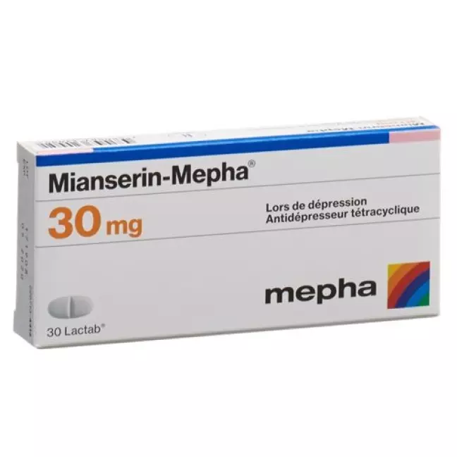 Миансерин Мефа 30 мг 100 таблеток покрытых оболочкой 