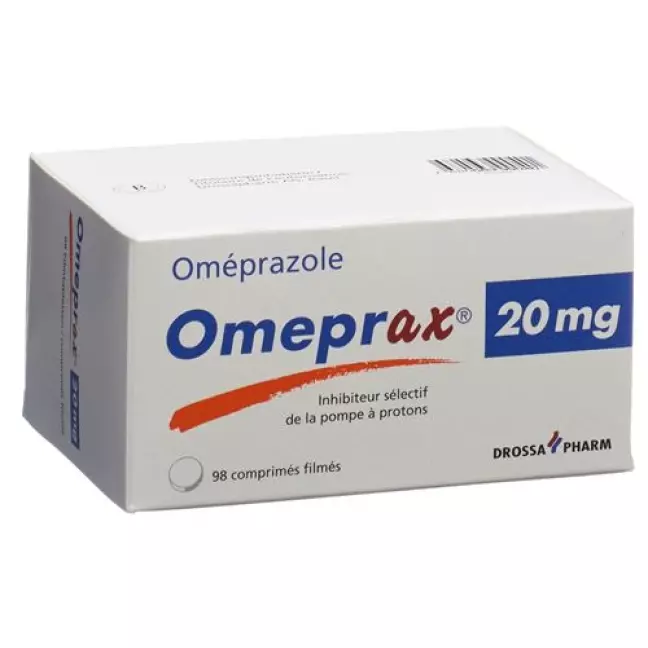 Omeprax 20 mg 98 filmtablets Omeprax 20 mg 98 filmtablets