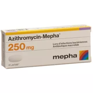 Азитромицин Мефа 250 мг 6 таблеток покрытых оболочкой 