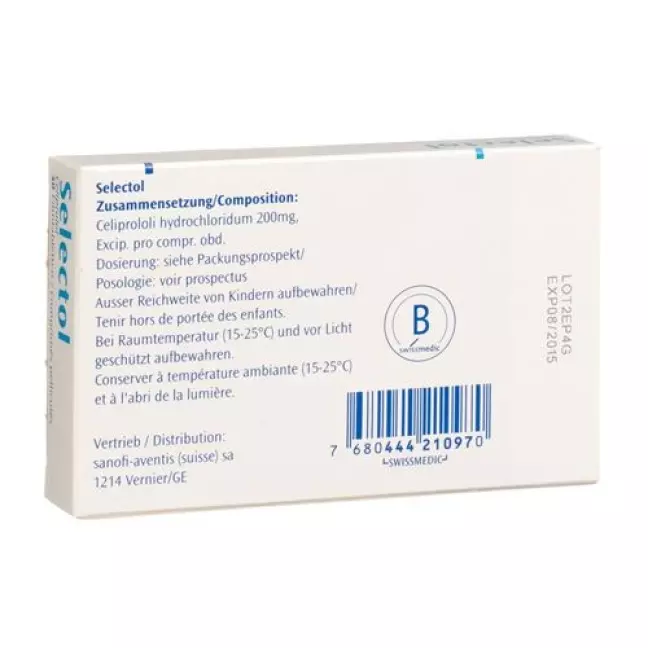 Selectol 200 mg 30 filmtablets Selectol 200 mg 30 filmtablets