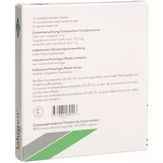 Иалуген медицинские марлевые салфетки 10x10 см 10 шт.