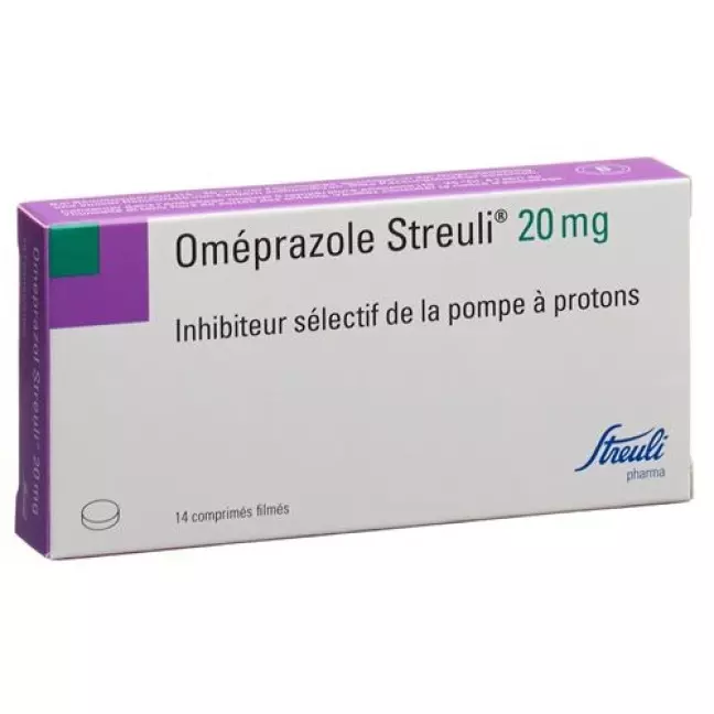 Omeprazol Streuli 20 mg 14 filmtablets Omeprazol Streuli 20 mg 14 filmtablets