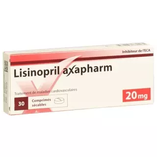 Lisinopril Axapharm 20 mg 100 tablets
