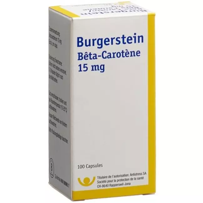 Burgerstein Beta Carotin 15 mg 100 Kaps Burgerstein Beta Carotin 15 mg 100 Kaps