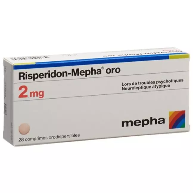 Рисперидон Мефа Оро 2 мг 28 ородиспергируемых таблеток
