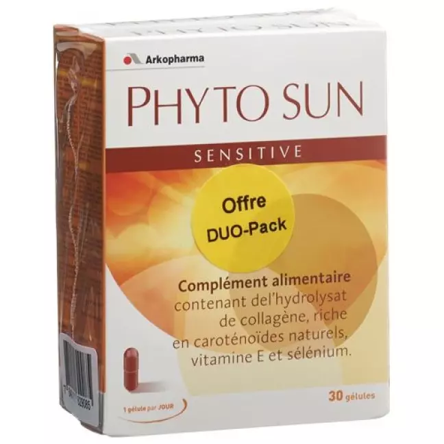 Phyto Sun Sensitive в капсулах Duo 2x 30 штук Phyto Sun Sensitive в капсулах Duo 2x 30 штук