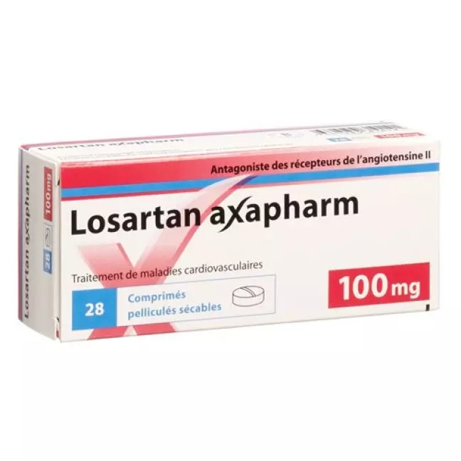 Losartan Axapharm 100 mg 98 filmtablets Losartan Axapharm 100 mg 98 filmtablets