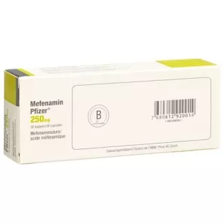 Mefenamin Pfizer 250 mg 36 Kaps 