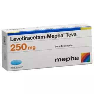 Леветирацетам Мефа Тева 250 мг 30 таблеток покрытых оболочкой
