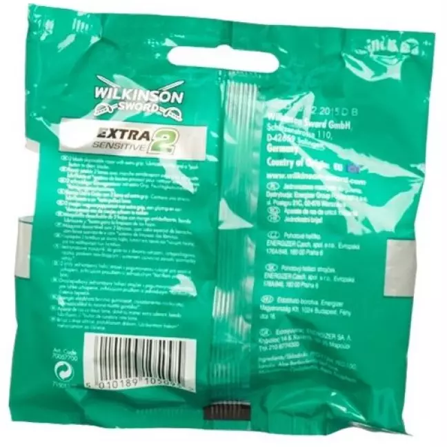 Wilkinson Extra II Sensitive Einwegrasierer 5 штук Wilkinson Extra II Sensitive Einwegrasierer 5 штук