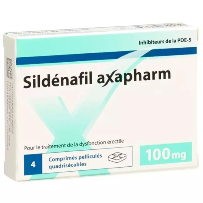 Sildenafil Axapharm 100 mg 24 filmtablets Sildenafil Axapharm 100 mg 24 filmtablets