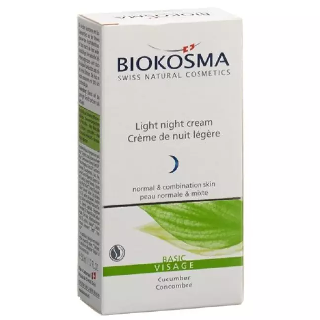 Biokosma Basic Visage Leichte ночной крем 50мл Biokosma Basic Visage Leichte ночной крем 50мл