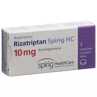 Rizatriptan Spirig 10 mg 3 Schmelztablets