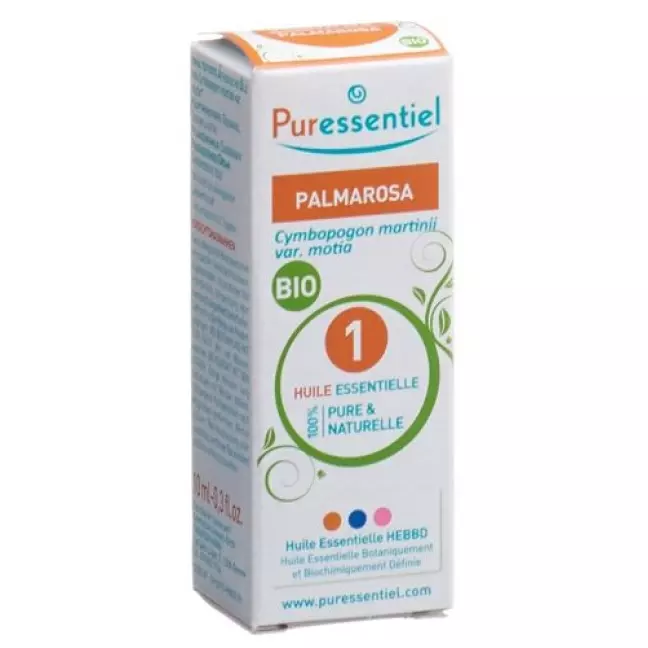 Puressentiel Palmarosa эфирное масло Bio 10мл Puressentiel Palmarosa эфирное масло Bio 10мл