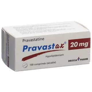 Pravastax 20 mg 100 tablets
