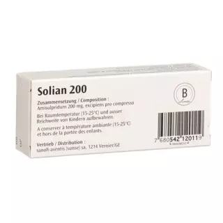 Solian 200 mg 30 tablets
