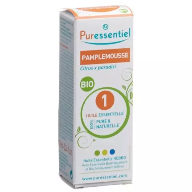 Puressentiel Grapefruit эфирное масло Bio 10мл Puressentiel Grapefruit эфирное масло Bio 10мл