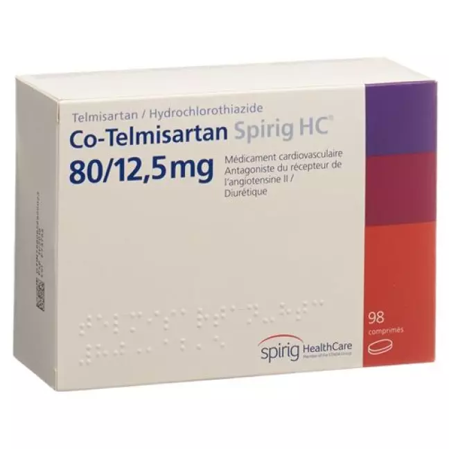 CO-TELMISARTAN SPIR HC 80/ CO-TELMISARTAN SPIR HC 80/