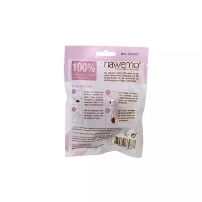 NAWEMO KONJAC SCHWAMM ROSA TON NAWEMO KONJAC SCHWAMM ROSA TON