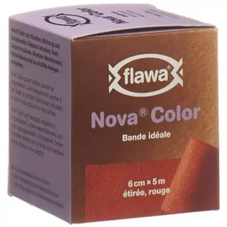 Flawa Nova Color Idealbinde 6смx5m Rot