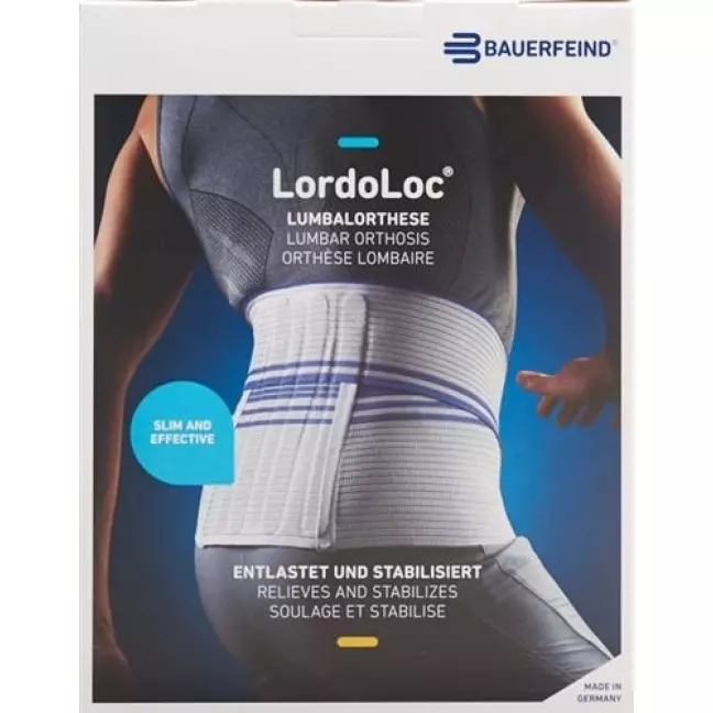 Стабильный ортез LordoLoc, размер 6, титан Стабильный ортез LordoLoc, размер 6, титан