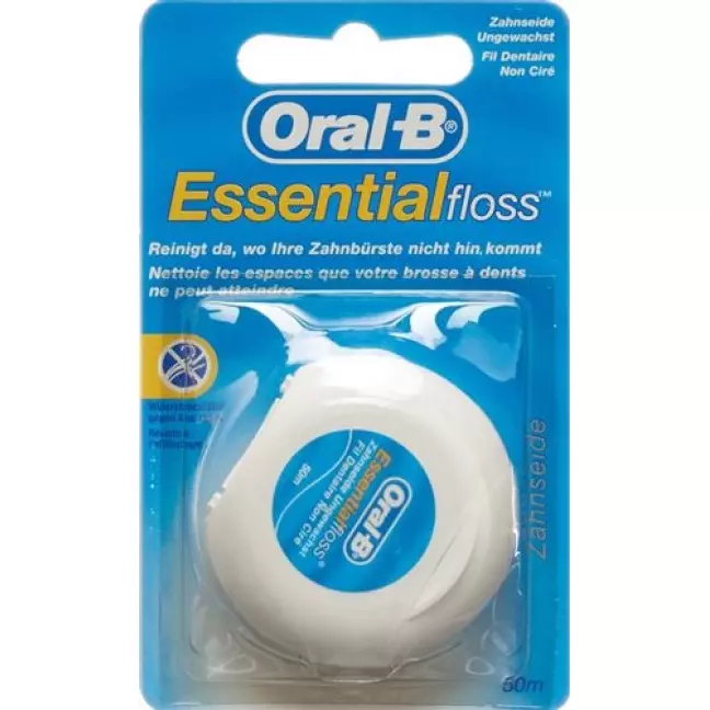 Oral B Essentialfloss 50m Ungewachst Oral B Essentialfloss 50m Ungewachst