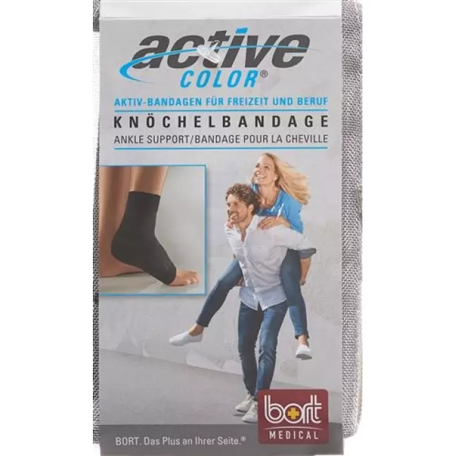 Bort Aktive Color Knochelbandage размер S -21см Schwarz Bort Aktive Color Knochelbandage размер S -21см Schwarz