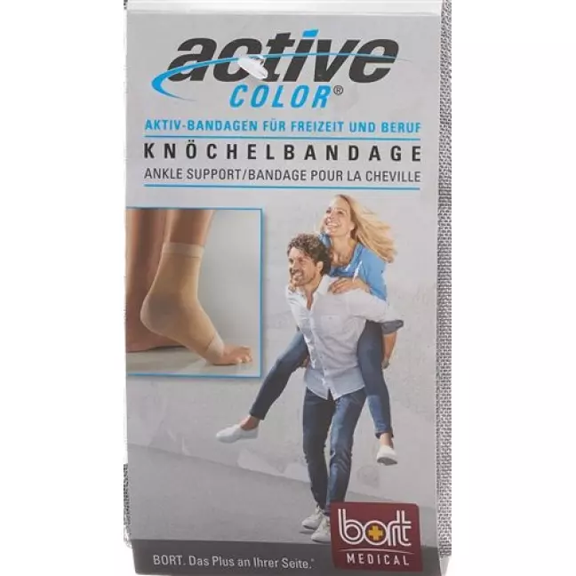 Bort Aktive Color Knochelbandage размер L +23см Beige Bort Aktive Color Knochelbandage размер L +23см Beige