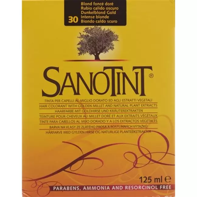 Sanotint цвет волос 30 Dunkelblond Gold Sanotint цвет волос 30 Dunkelblond Gold