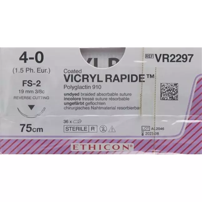 VICRYL RAPID 75CM UNGEFRBT 4-0 VICRYL RAPID 75CM UNGEFRBT 4-0