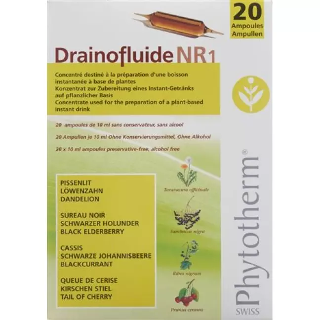 Drainofluide Nr 1 20 Trinkampullen 10мл Drainofluide Nr 1 20 Trinkampullen 10мл