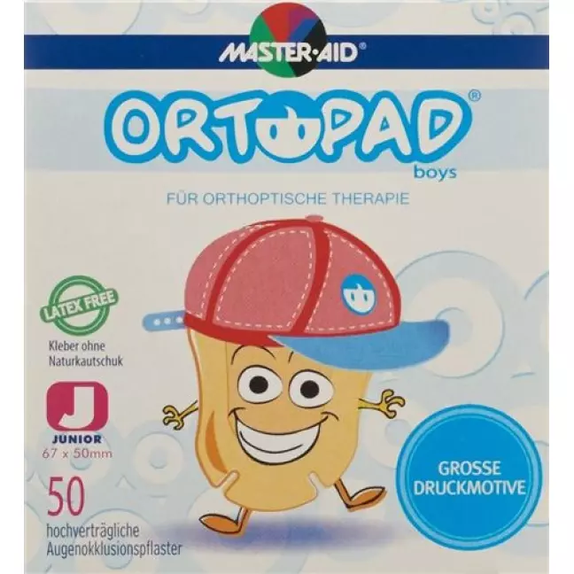 Ortopad Occlusionspflaster Junior Boys -2j 50 штук Ortopad Occlusionspflaster Junior Boys -2j 50 штук