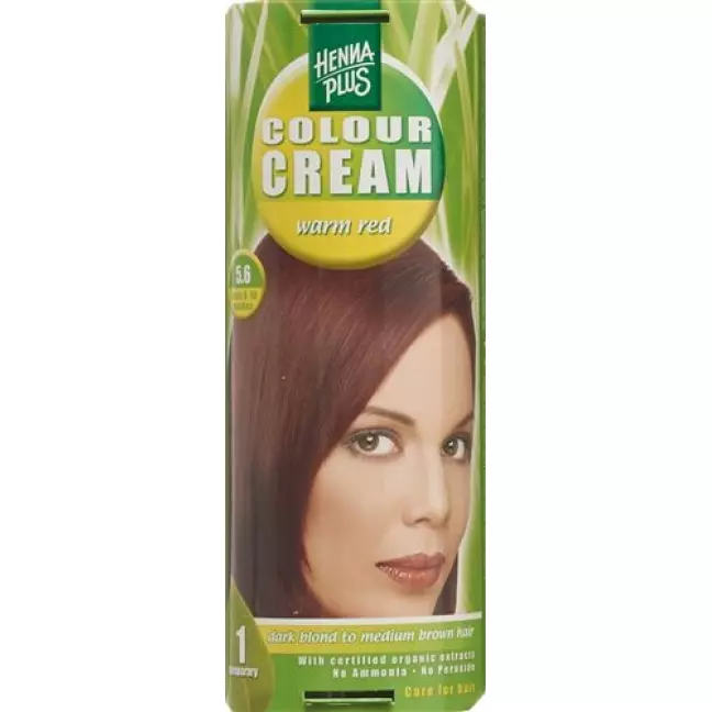 Henna Plus Colour крем 5.6 Warm Rot 60г Henna Plus Colour крем 5.6 Warm Rot 60г