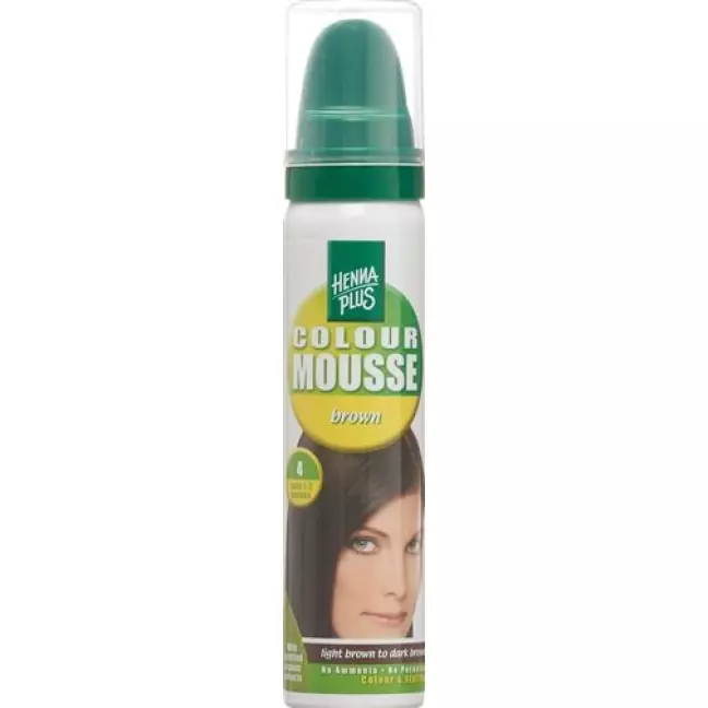 Henna Plus Colour Mousse Brown 4 75мл Henna Plus Colour Mousse Brown 4 75мл