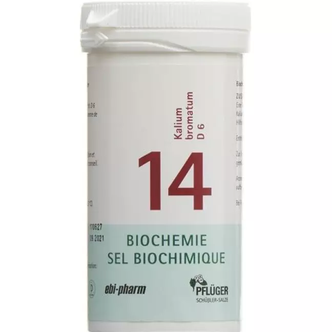 Pflueger Schussler Nr. 14 Kal Brom в таблетках, D 6 100г Pflueger Schussler Nr. 14 Kal Brom в таблетках, D 6 100г