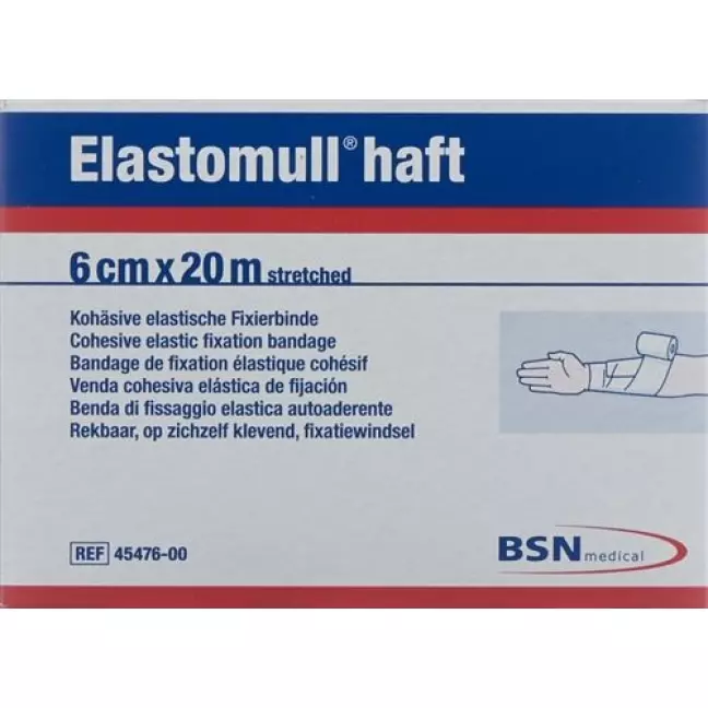 Elastomull Haft марлевый бинт Weiss 20мX6см рулон Elastomull Haft марлевый бинт Weiss 20мX6см рулон