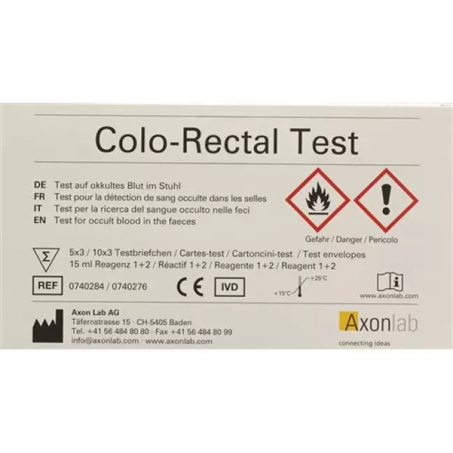 COLO RECTAL TEST 5 X 3 STK COLO RECTAL TEST 5 X 3 STK