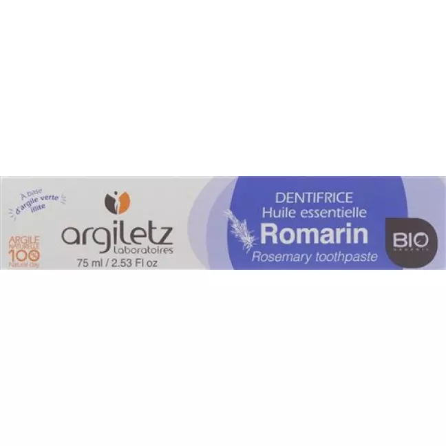 Argiletz Zahnpasta Rosmarin Bio 75мл Argiletz Zahnpasta Rosmarin Bio 75мл