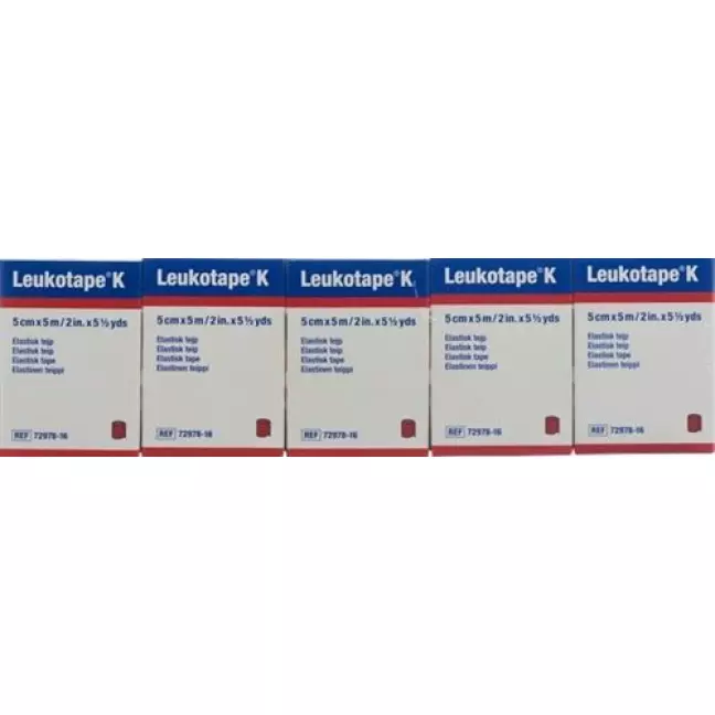 Leukotape K бинт 5мX5см Rot 5 штук Leukotape K бинт 5мX5см Rot 5 штук