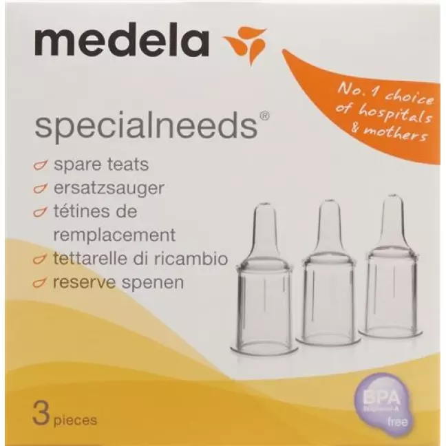 Medela Ersatzsauger specialneeds 3 штуки Medela Ersatzsauger specialneeds 3 штуки