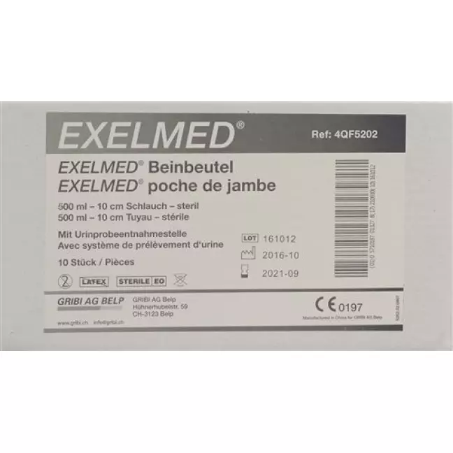 EXELMED 10XBEINBTL 500ML 10CM EXELMED 10XBEINBTL 500ML 10CM