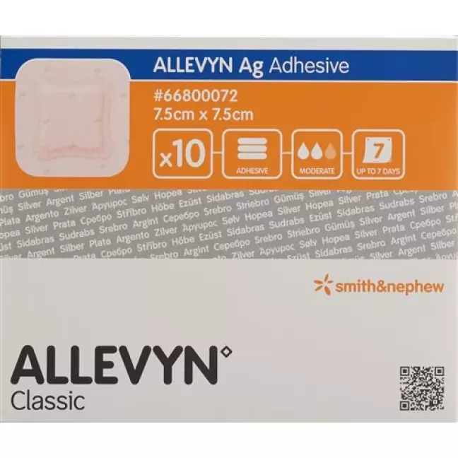 ALLEVYN ADH WUNDKO 7.5X7.5CM