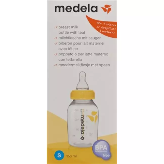 Medela Milchflasche mit Sauger 150мл S Medela Milchflasche mit Sauger 150мл S