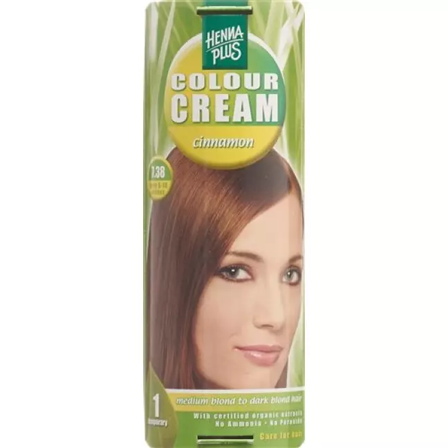 Henna Plus Colour крем 7.38 Zimt 60г Henna Plus Colour крем 7.38 Zimt 60г