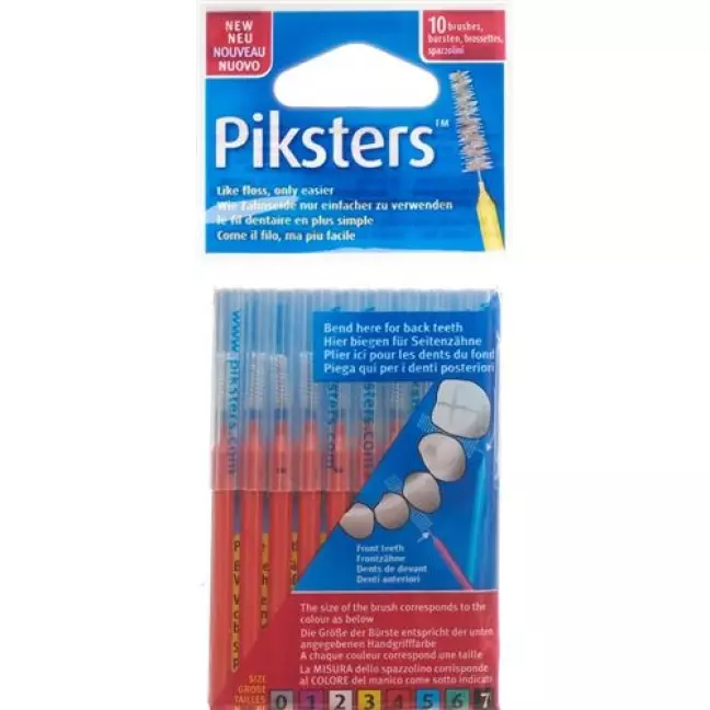 Piksters Interdentalburstchen размер 4 10 штук Piksters Interdentalburstchen размер 4 10 штук