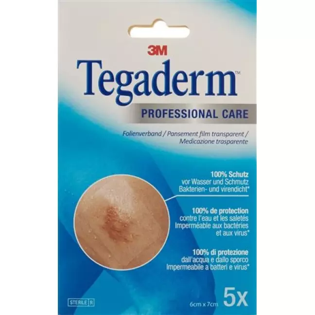 3M Tegaderm Transparentverband 6x7см 5 штук