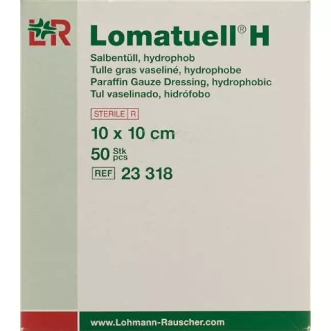 Lomatuell H Salbenkompresse 10x10см стерильный 50 штук Lomatuell H Salbenkompresse 10x10см стерильный 50 штук