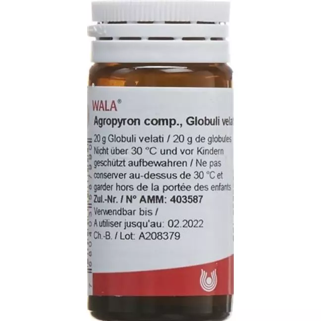 Wala Agropyron Comp шарики бутылка 20г Wala Agropyron Comp шарики бутылка 20г