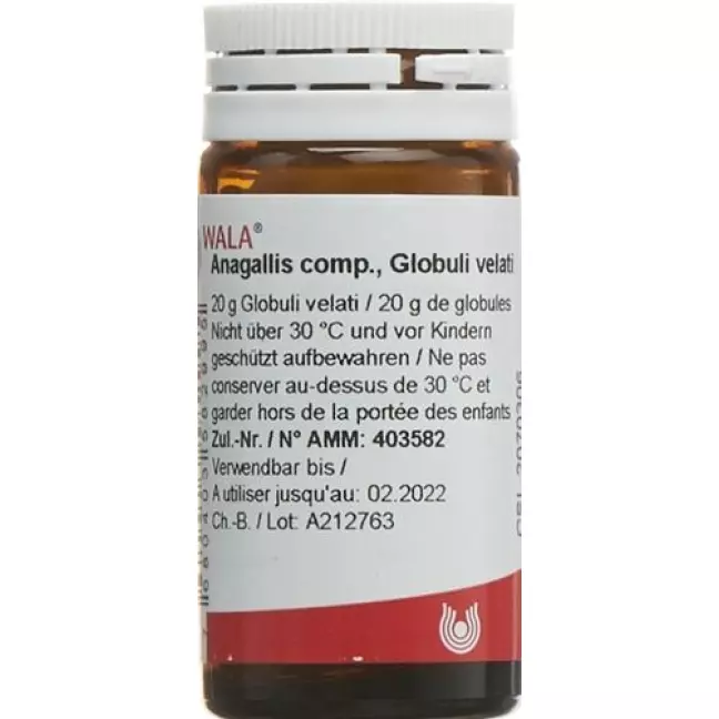 Wala Anagallis Comp шарики бутылка 20г Wala Anagallis Comp шарики бутылка 20г